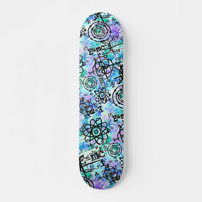 Geek för fysikekvationer mini skateboard bräda 18,5 cm (Framsida)