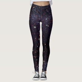 Geek för galaxstjärnautrymme leggings