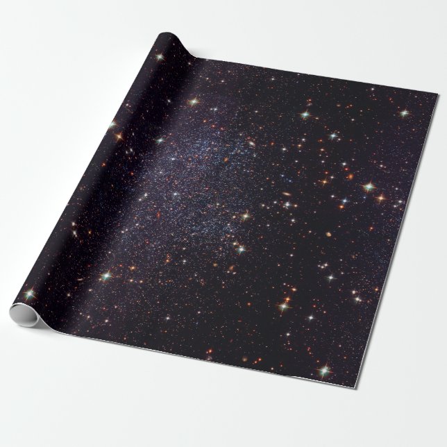 Geek för galaxstjärnautrymme presentpapper (Utrullad)