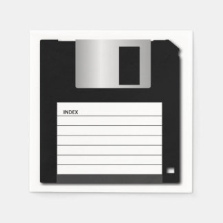 Geek för klassisk diskettenhet pappersservett