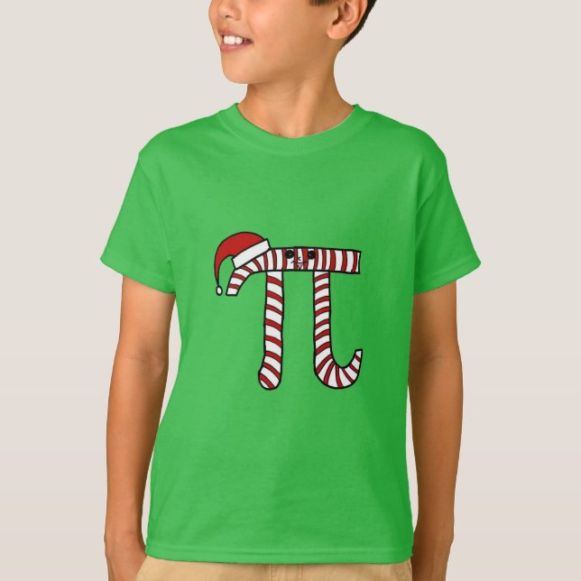 Geek för Math för julPi-tecknad Tee (Framsida)