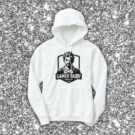 Geek Gamer Pappa Lycklig Fars dag | Hoodie