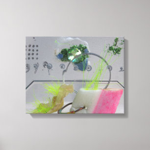 Geek Gem K7 1986 Mixed-Media Canvas