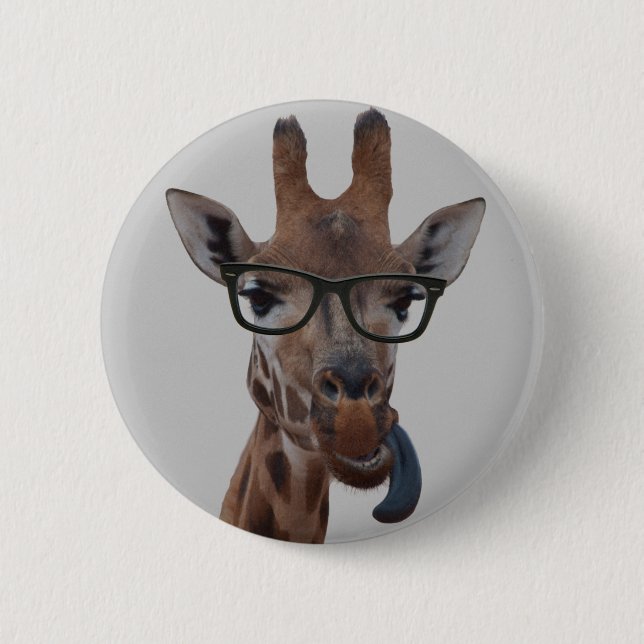 Geek Giraffe Knapp (Framsida)