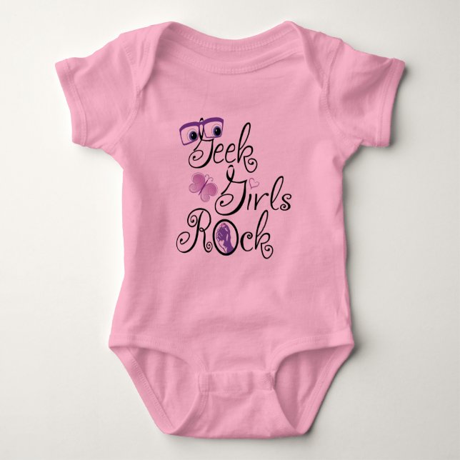 Geek Girls Sten T-shirt (Framsida)