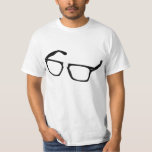Geek-glas T Shirt<br><div class="desc">Hej,  den här designen representerar glasögon av gurka.</div>