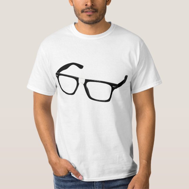 Geek-glas T Shirt (Framsida)