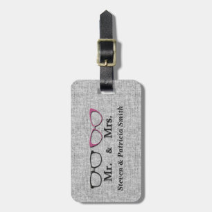Geek Glass Monogram Bagagebricka
