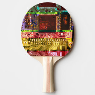 Geek & Glitch-kretskort robot Namn Pingisracket