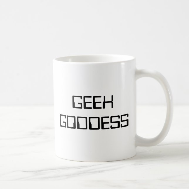 Geek Goddess Funny Humor STEM Science Tech Math Kaffemugg (Höger)