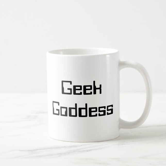 Geek Goddess Funny Humor STEM Science Tech Math Kaffemugg (Höger)