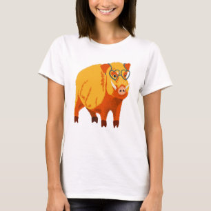 Geek Gris Funny Boar Vild Animal T Shirt