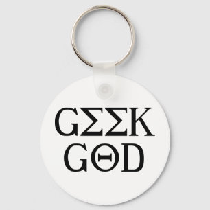 Geek Gud Nyckelring