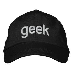"Geek" Hat (Beredning av Chris Pirillo's) Broderad Keps