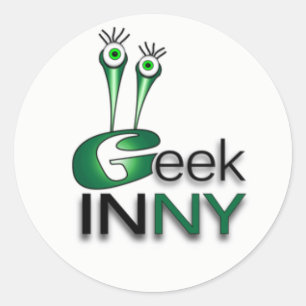 Geek i stor klistermärke för NY