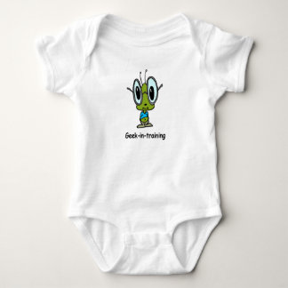 Geek-i-utbildning bebis tee shirt