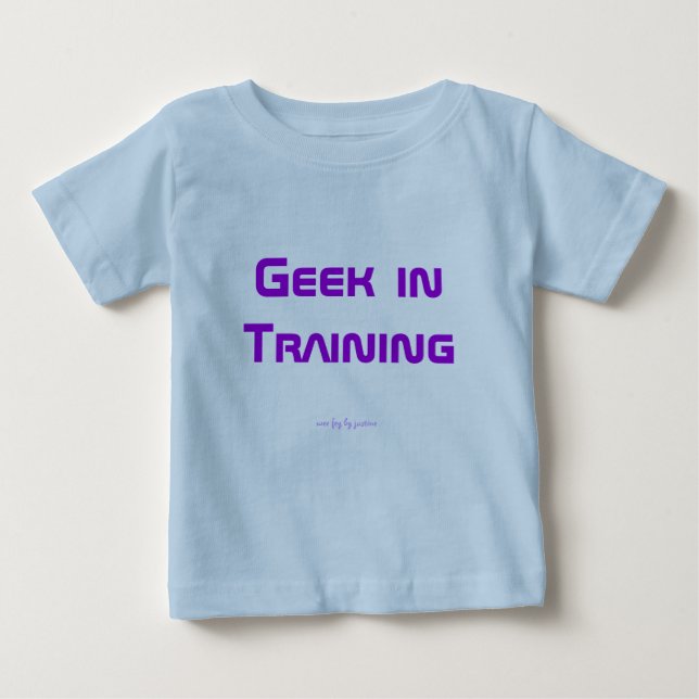 Geek i utbildning tee shirt (Framsida)