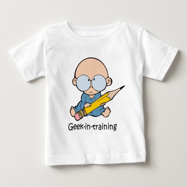 Geek i utbildning tee shirt (Framsida)