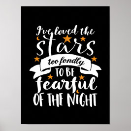 Geek Kärlek Star för inspirationell astronomi Poster