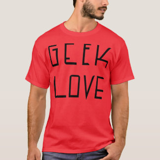 Geek Kärlek Vintage Bok Cover T Shirt