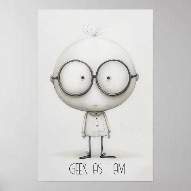 Geek Kid Poster (Framsidan)