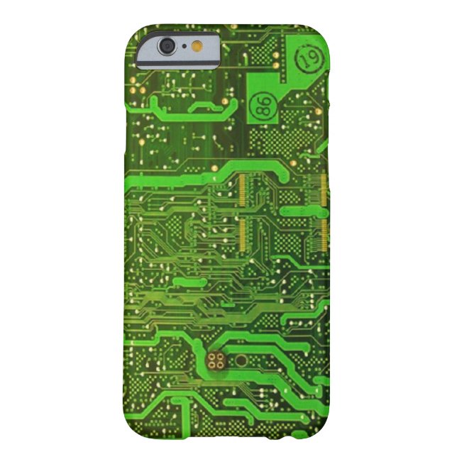 Geek microchip mönster iPhone 6 fodral Case-Mate iPhone Skal (Baksidan)