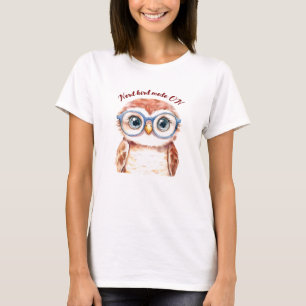 Geek Nerd Bird T Shirt
