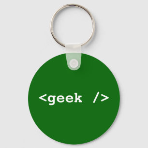 <geek /> nyckelring