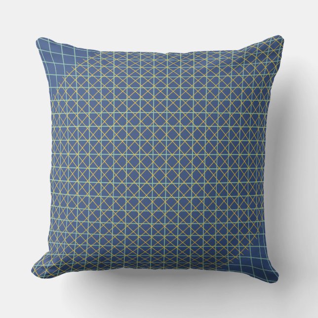 Geek och Geometric Modern Mönster Pillow Kudde (Framsida)