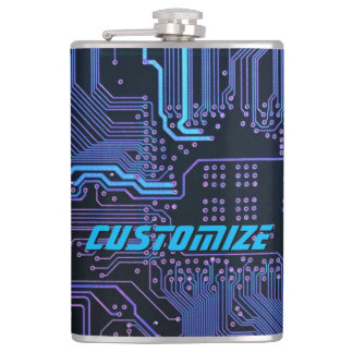 Geek Out Anpassningsbar PCB Blue Electronic Circui Fickplunta