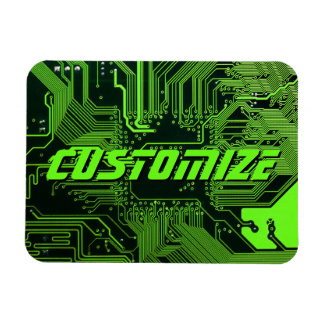 Geek Out Anpassningsbar PCB Grönt Electronic Circu Magnet