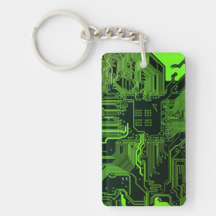 Geek Out NERD PCB Grönt Electronic Circuit Board