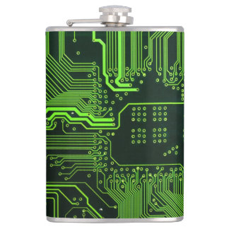 Geek Out NERD PCB Grönt Electronic Circuit Board Fickplunta