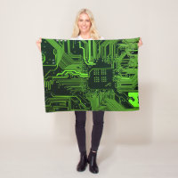 Geek Out NERD PCB Grönt Electronic Circuit Board