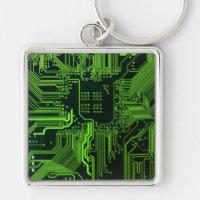 Geek Out NERD PCB Grönt Electronic Circuit Board