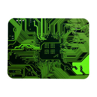 Geek Out NERD PCB Grönt Electronic Circuit Board Magnet