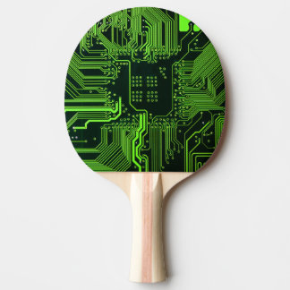 Geek Out NERD PCB Grönt Electronic Circuit Board Pingisracket