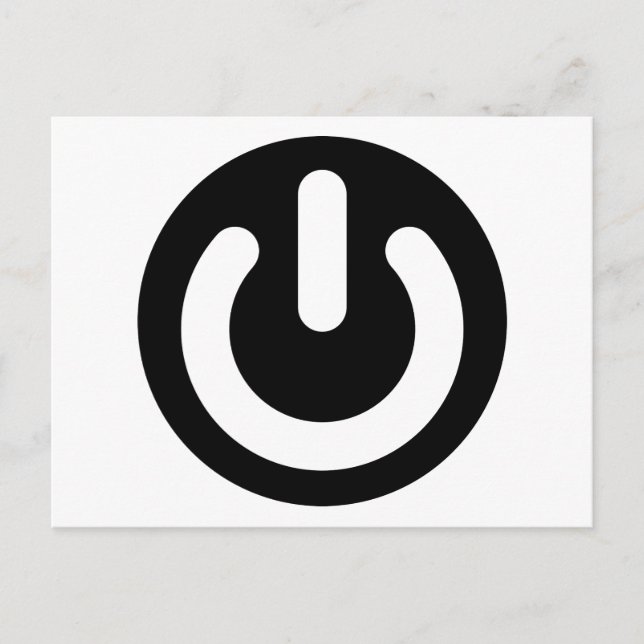 Geek Power-ideologi Vykort (Framsida)