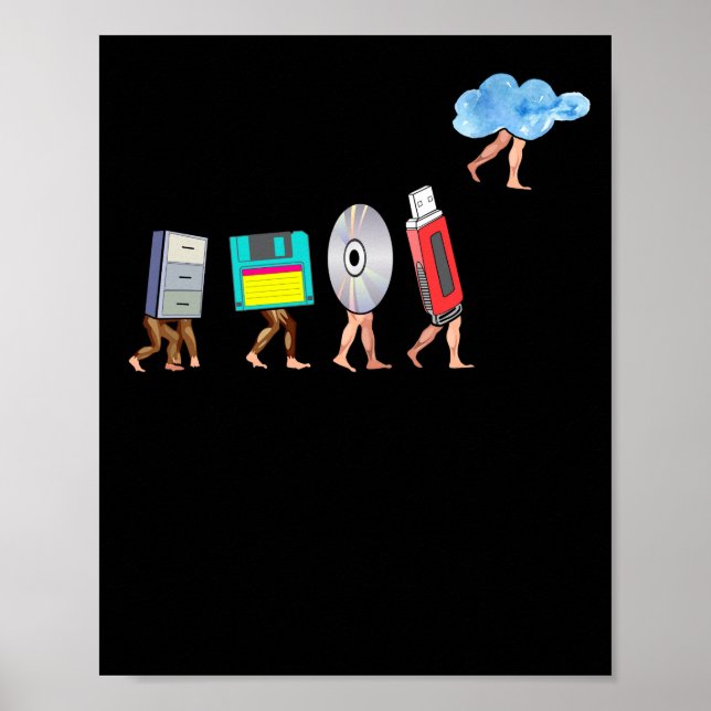 Geek-programmerare för datoringenjörsdefinition poster (Framsidan)