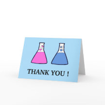 Geek Science Beaker Hearts Baby Shower Tack