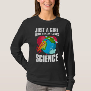 Geek Scientist Women, bara en flicka som Verkligen T Shirt