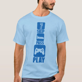 geek skip pass play manette jeux 2 t shirt