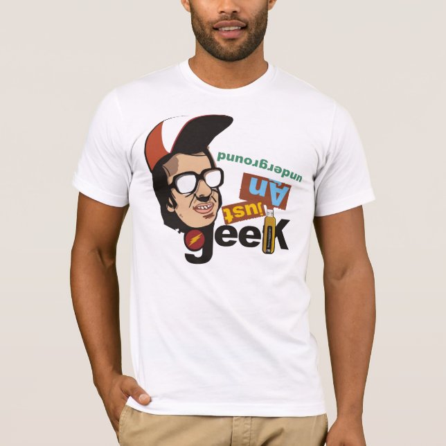 geek stamp t shirt (Framsida)