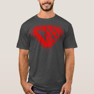 Geek SuperEmered Red T Shirt
