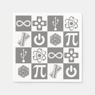 Geek Symbols Pappersservett