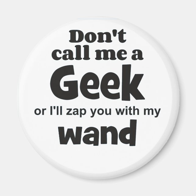 Geek trollspö bf magnet (Framsidan)