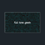 Geek Webben Developer Computer Science Visitkort<br><div class="desc">Affärskortet Geek Webben Developer Computer Science</div>