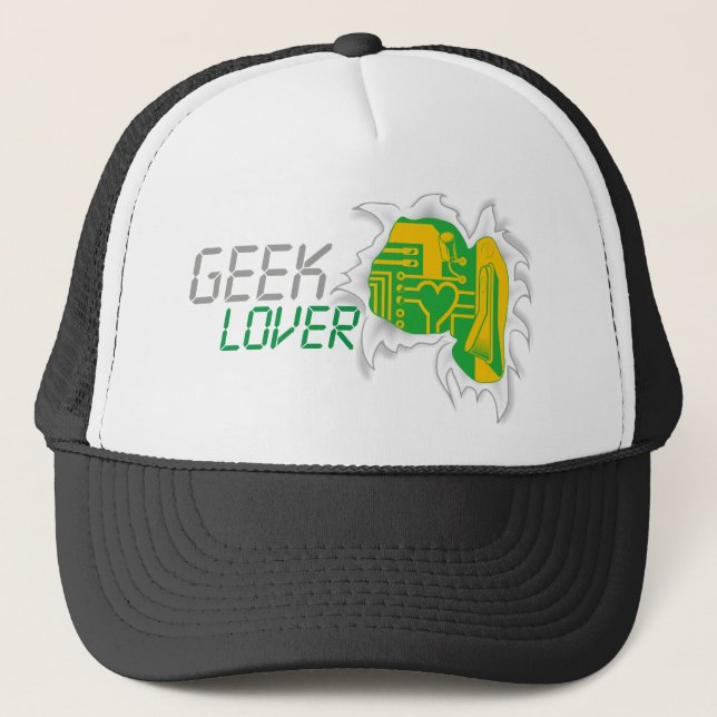 Geekälskare Truckerkeps (Framsida)