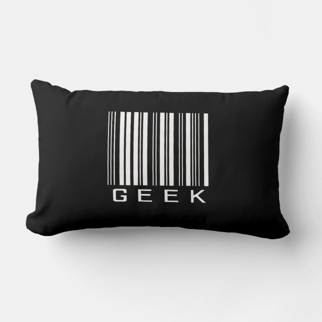 GeekBarcode Lumbarkudde (Framsida)