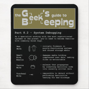GeekBeekeeping (feltestning) - Mousepad Musmatta